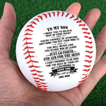 I Want You To Believe Deep In Your Heart - Family Baseball - Gift For Son From Mom