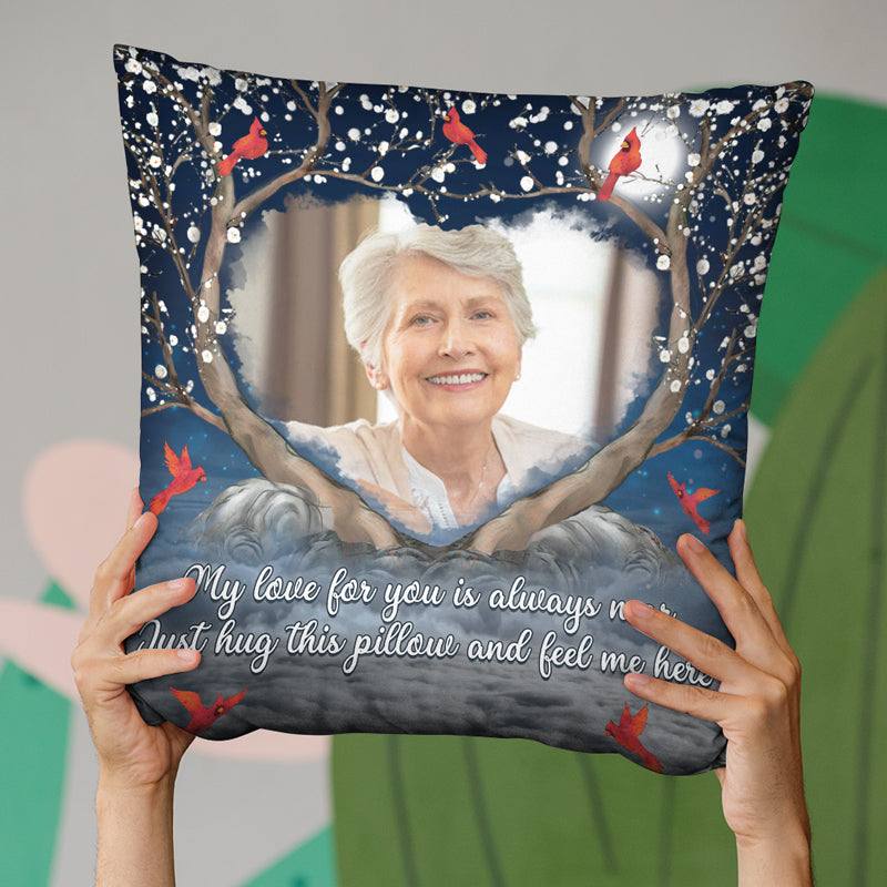 Custom Photo Hug This Pillow Then You Know I'm Here - Memorial Persona -  Pawfect House