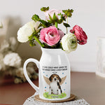 Custom Photo You Would Have Lived Forever - Memorial Personalized Custom Home Decor Flower Vase - Sympathy Gift For Pet Owners, Pet Lovers