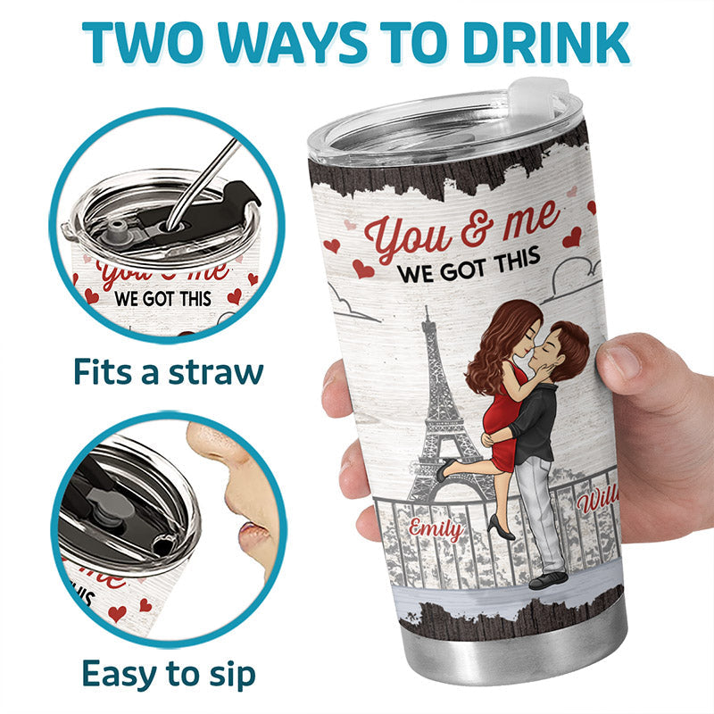 I'll Love You Until I Die - Couple Personalized Custom Tumbler - Christmas Gift For Husband Wife, Anniversary