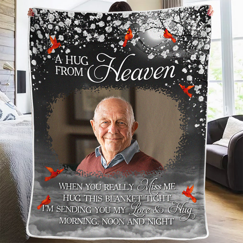 Custom Photo Your Love Will Always Be Our Guide - Memorial Personalized Custom Blanket - Christmas Gift, Sympathy Gift For Family Members