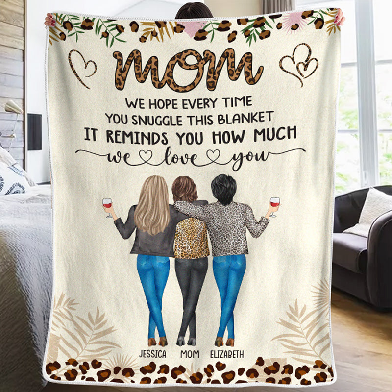 Home Is Where Your Mom Is - 60x80 Personalized Blanket
