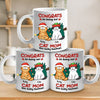 Congrats On Being My Parents - Cat Personalized Custom Mug - Christmas Gift For Pet Owners, Pet Lovers