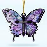 Custom Name Memorial Butterfly Gifts - Personalized Ornament