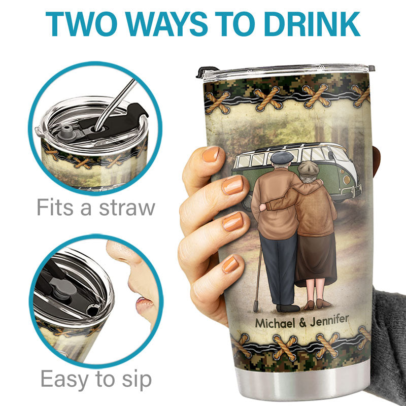 To My Wife I Can Not Live Without You - Couple Personalized Custom Tumbler - Gift For Wife, Anniversary