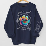 Love Comes In Fur And Paws - Dog & Cat Personalized Custom Unisex Sweatshirt With Design On Sleeve - Gift For Pet Owners, Pet Lovers