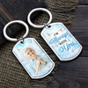 Custom Photo Loving Memories Never Die - Memorial Personalized Custom Keychain - Sympathy Gift For Family Members