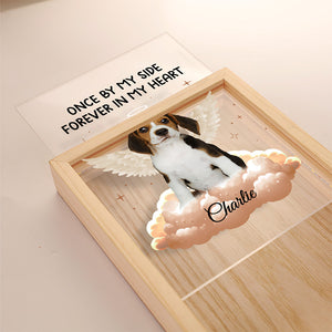 Custom Photo Forever In My Heart - Memorial Personalized Custom Frame Light Box - Sympathy Gift For Pet Owners, Pet Lovers