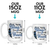 Custom Photo Your Wings Were Ready But My Heart Was Not - Memorial Personalized Custom 3D Inflated Effect Printed Mug - Sympathy Gift For Family Members
