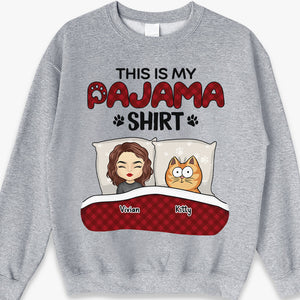 This Is My Pawjama Shirt - Dog & Cat Personalized Custom Unisex T-shirt, Hoodie, Sweatshirt - Gift For Pet Owners, Pet Lovers