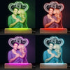 Custom Photo I Still Totally Want You To The End - Couple Personalized Custom Shaped 3D LED Light - Upload Photo Gift For Husband Wife, Anniversary