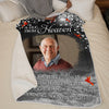 Custom Photo Your Love Will Always Be Our Guide - Memorial Personalized Custom Blanket - Christmas Gift, Sympathy Gift For Family Members