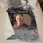 Custom Photo Your Love Will Always Be Our Guide - Memorial Personalized Custom Blanket - Christmas Gift, Sympathy Gift For Family Members