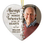 Custom Photo Memorial Christmas Gifts - Personalized Ceramic Ornament