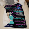 Like Mother Like Daughter - Family Personalized Custom Blanket - Christmas Gift From Mom