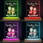 I'm Yours, No Returns Or Refunds - Couple Personalized Custom Shaped 3D LED Light - Gift For Husband Wife, Anniversary