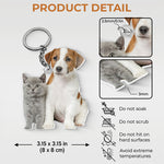 Custom Pet Photo Dog Gifts - Personalized Acrylic Keychain