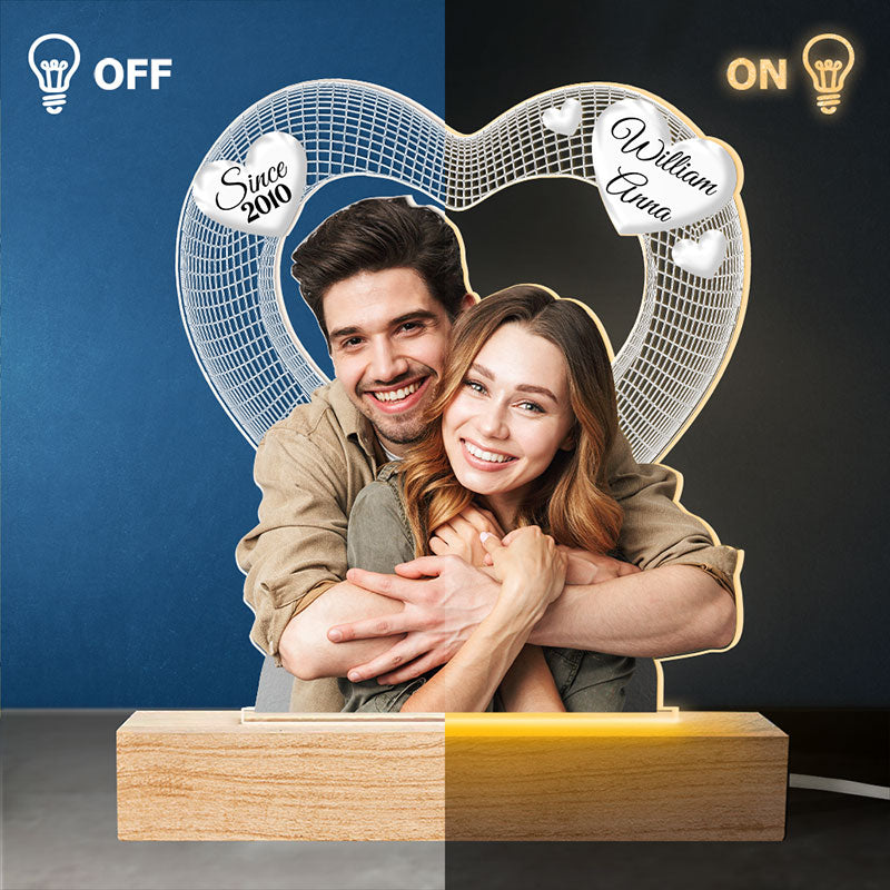 thumbnail image 2 of I Love You Night Light Give Your A Special Gift! From Wife To 2 of 10