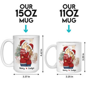 Of All The Weird Things - Couple Personalized Custom Mug - Christmas Gift For Husband Wife, Anniversary