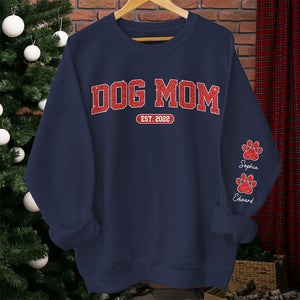 I'm A Cool Dog Mama - Dog Personalized Custom Unisex Sweatshirt With Design On Sleeve - Gift For Pet Owners, Pet Lovers