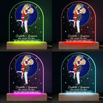 Custom Couple First Meeting Gifts - Personalized 3D LED Light