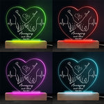 Annoying Each Other - Couple Personalized Custom Heart Shaped 3D LED Light - Gift For Husband Wife, Anniversary