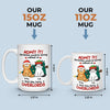 On Naughty List We Regret Nothing - Cat Personalized Custom Mug - Christmas Gift For Pet Owners, Pet Lovers
