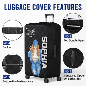 Summer Is Calling And I Definitely Must Go - Travel Personalized Custom Luggage Cover - Gift For Traveling Lovers