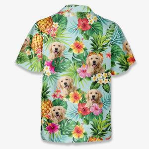 Custom Photo Feel Like Summer - Dog & Cat Personalized Custom Unisex Tropical Hawaiian Aloha Shirt - Summer Vacation Gift, Gift For Pet Owners, Pet Lovers