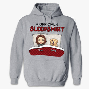 Official Sleepshirt - Dog & Cat Personalized Custom Unisex T-shirt, Hoodie, Sweatshirt - Gift For Pet Owners, Pet Lovers