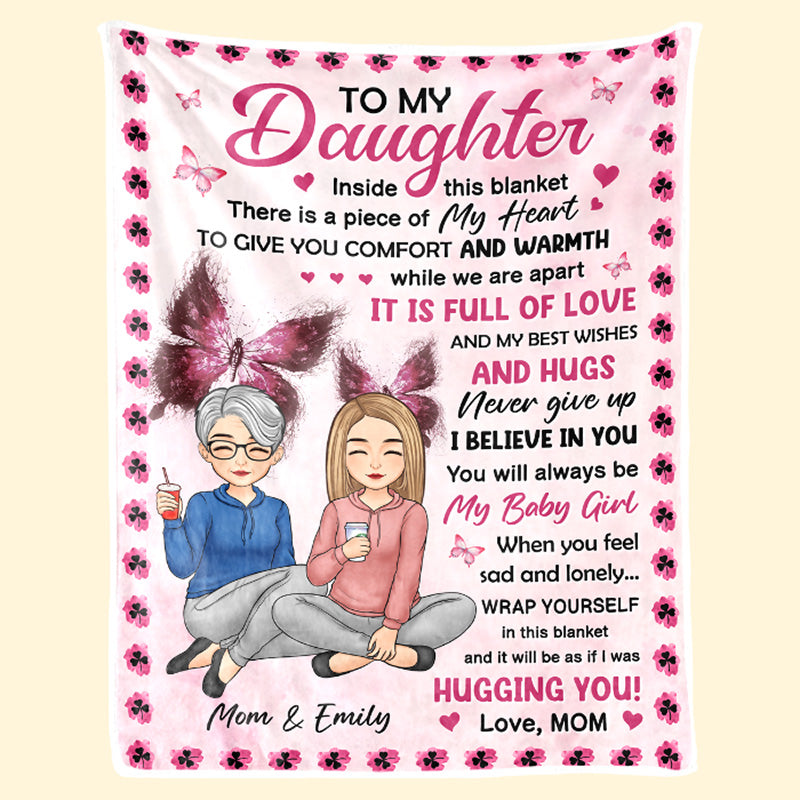 Lots Of Love Best Wishes And Hugs - Family Personalized Custom Blanket - Christmas Gift From Mom
