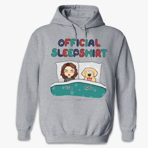 This Is Our Official Sleepshirt - Dog & Cat Personalized Custom Unisex T-shirt, Hoodie, Sweatshirt - Gift For Pet Owners, Pet Lovers