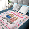 To My Beloved Sister - Bestie Personalized Custom Blanket - Christmas Gift For Best Friends, BFF, Sisters