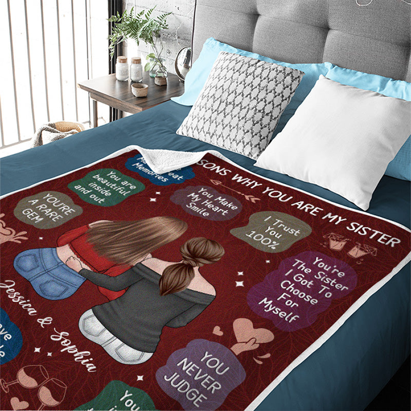 We Have An Incredible Bond - Bestie Personalized Custom Blanket - Christmas Gift For Best Friends, BFF, Sisters