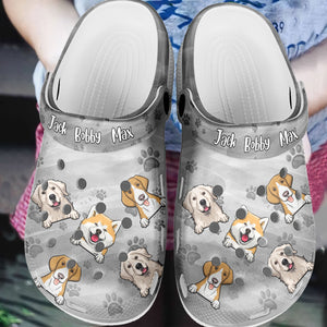Custom Photo We Are Cool Dogs - Dog & Cat Personalized Custom Unisex Clogs, Slide Sandals - Gift For Pet Owners, Pet Lovers