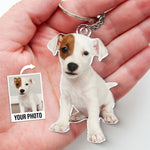 Custom Pet Photo Dog Gifts - Personalized Acrylic Keychain