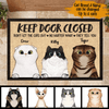 Don't Let The Cats Out - Funny Personalized Cat Decorative Mat (WW)
