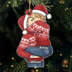 Custom Name Christmas Gifts for Couples - Personalized Ornament
