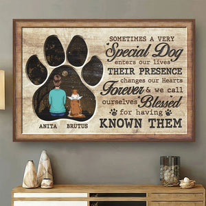 Those We Love Don't Go Away - Personalized Horizontal Poster - Gift For Pet Lovers