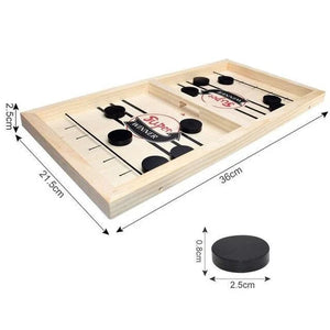 Best Interactive Game Ever - Fast Sling Puck Game - Gift For Family, Friends, Children