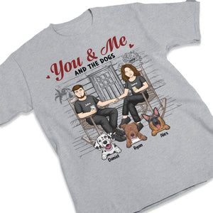 Just You, Me & These Fur Babies In Our Home, That's Pawfect - Couple Personalized Custom Unisex T-shirt, Hoodie, Sweatshirt - Gift For Couples, Pet Owners, Pet Lovers