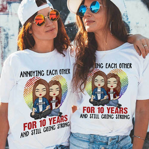 Annoying Each Other LGBTQ+ Couples - Personalized Unisex T-shirt - Gift For Couples
