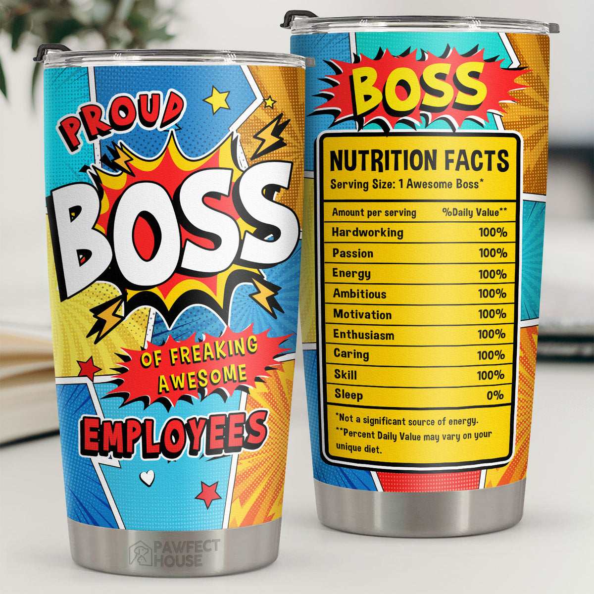 Je suis fier d'avoir des employés géniaux - Tumbler - Collègue, Bureau, Appréciation des employés, Cadeau d'adieu, Ami de travail, Amitié entre collègues