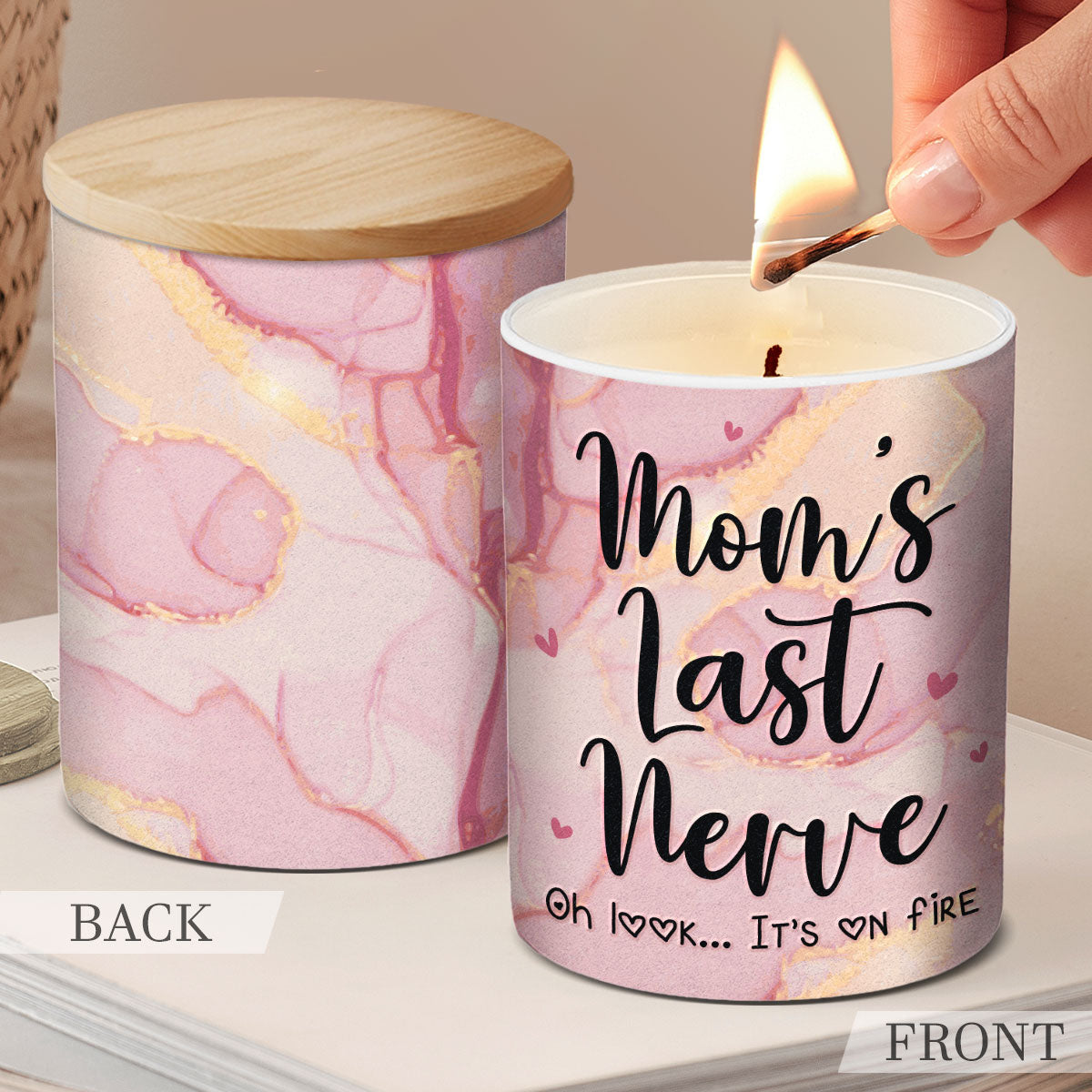 Mom's Last Nerve - Gifts for Mom - Lavender Candle 8 Oz