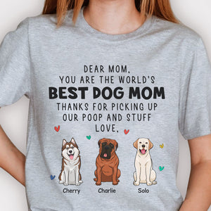 You Are The World's Best Dog Mom - Gift For Dog Mom, Personalized Unisex T-shirt, Hoodie.