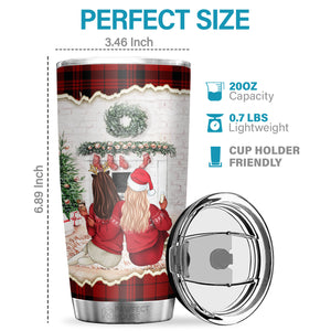 I Promise You Won't Have To Face Problems Alone - Tumbler - Christmas Gift For Family, Couple, Friends, Christmas Decoration, Holiday Gift