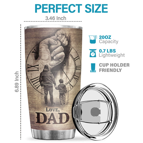 Proud Of The Man You Are My Son Personalized Tumbler - TeeUni