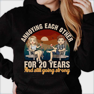 Annoying Each Other And Still Going Strong - Personalized Unisex T-Shirt, Hoodie, Sweatshirt - Gift For Couple, Husband Wife, Anniversary, Engagement, Wedding, Marriage Gift