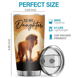 I Can Promise To Love You For The Rest Of Mine - Tumbler - To My Daughter, Gift For Daughter, Daughter Gift From Dad, Birthday Gift For Daughter