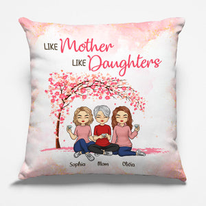 Best Friends Forever From The Heart - Family Personalized Custom Pillow - Mother's Day, Gift For Mom